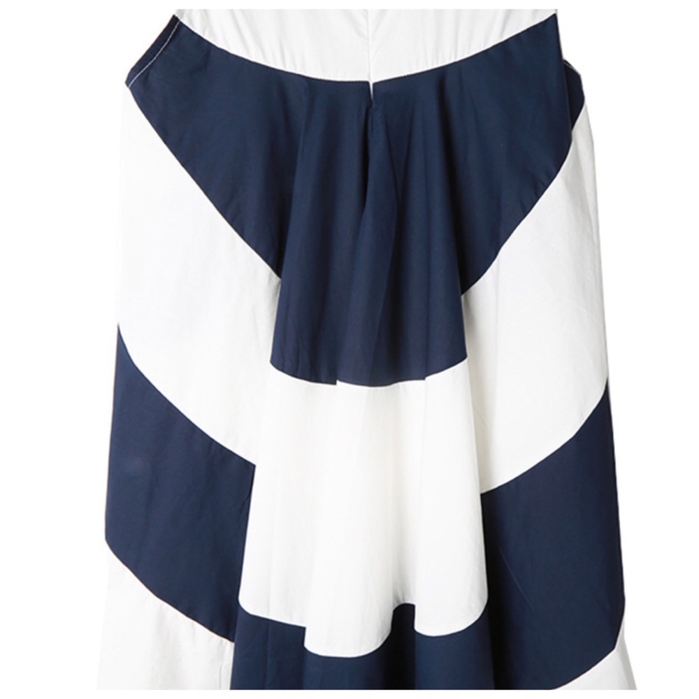 Blue Dramatic Asymmetrical Tail Top - Picture 5 of 8